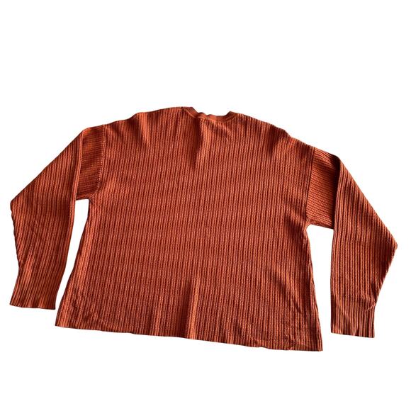 MM. LaFleur The Tyler Textured Crew Neck Clay Pullover Sweater M - Picture 2 of 7